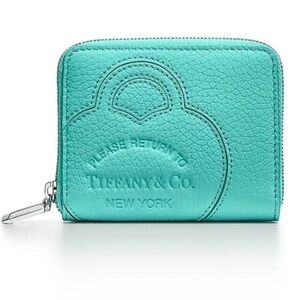 Tiffany & Co. Blue Leather Wallet